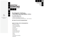 Desktop Screenshot of agentursonntag.de